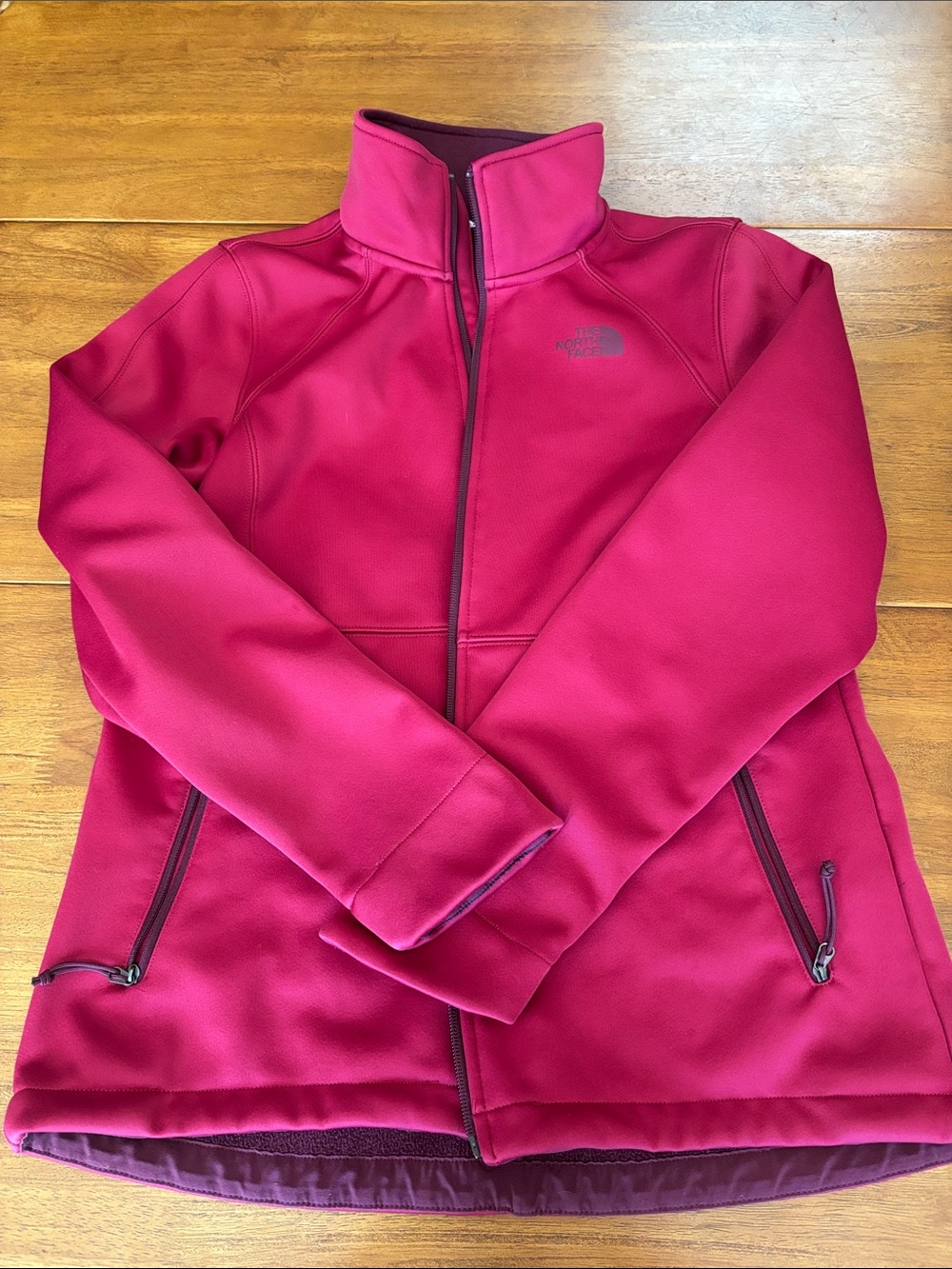 The North Face Raspberry Full-Zip Fleece Jacket